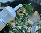 豚ミンチのほうれん草炒め作り方9写真