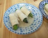 アスパラガスの生湯葉巻き♪超かんたん作り方12写真