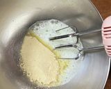 酵母☆簡単スフレ風クリームチーズケーキ☆作り方5写真