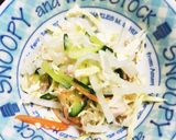 春の感 さくら色のごま豆腐のサラダ作り方1写真