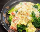 丸亀製麺ごっこ★熱々「明太釜玉うどん」作り方10写真