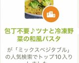 包丁不要♪ツナと冷凍野菜の和風パスタ作り方9写真
