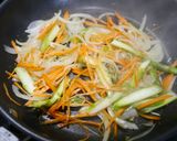 簡単！ガーリックライス　ソース風味作り方3写真