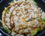 簡単！ガーリックライス　ソース風味作り方4写真
