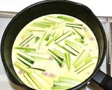 ベーコンと小松菜の和風クリームパスタ作り方4写真