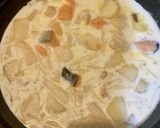 鮭とじゃがいものミルクスープ作り方4写真