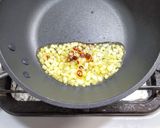 野沢菜漬けと豚挽き肉のあんかけ炒飯作り方2写真