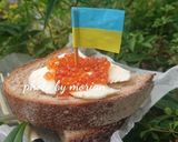 ウクライナの朝食☆イクラのバタートースト作り方6写真