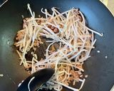 ひき肉ともやしのあんかけ焼きそば作り方4写真
