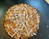 ひき肉ともやしのあんかけ焼きそば作り方5写真