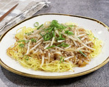 ひき肉ともやしのあんかけ焼きそば作り方6写真