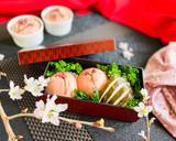 63℃～ 桜サラダチキンと桜蒸しパン弁当作り方20写真