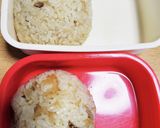 鶏ご飯でキャラ弁☆主役はとんかつ弁当☆作り方1写真