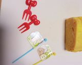 鶏ご飯でキャラ弁☆主役はとんかつ弁当☆作り方7写真