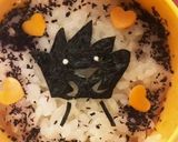 すみっコぐらし　キャラ弁　ざっそう　簡単作り方3写真