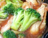 鶏むね肉とブロッコリーの甘醤油ダレ作り方7写真