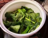 フワフワたまごとほうれん草のスープ作り方3写真