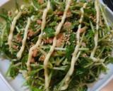 簡単！激ウマ！豆苗とカニカマのごまサラダ作り方4写真