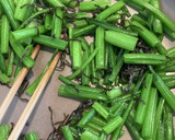 おつまみに☆ほうれん草の茎と塩昆布炒め作り方4写真