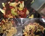 簡単！ベーコンとキャベツのトマトパスタ♪作り方5写真