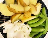 春野菜のアンチョビマヨ炒め作り方1写真