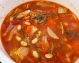 ミネストローネ風　トマトスープ　カツオ缶作り方3写真