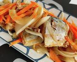 ズボラ飯★調味料2つ★サバ缶★南蛮漬け作り方4写真