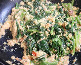 やさしい味♪減塩♪ほうれん草と卵の炒め物作り方6写真