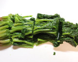 やさしい味♪減塩♪ほうれん草と卵の炒め物作り方1写真