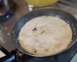 最高の明太子クリームパスタ作り方2写真