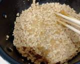 鶏そぼろ丼2(しらす、高菜と合わせ)作り方2写真