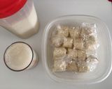 オーツミルクのバナナスムージー作り方1写真