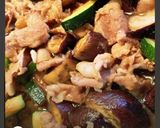 豚バラ茄子とズッキーニの味噌炒め作り方8写真