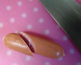 ウインナーの飾り切り可愛い鯉のぼり！作り方1写真