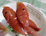 ウインナーの飾り切り可愛い鯉のぼり！作り方5写真