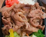 簡単豚丼野菜サラダ弁当覚書作り方1写真