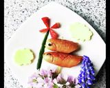 ウインナーの飾り切り可愛い鯉のぼり！作り方6写真