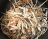 鶏ごぼうつけうどん作り方4写真