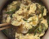 簡単♪中華かきたまスープ/はなびらたけ入作り方4写真