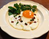 目玉焼きに青唐辛子入り魚醤醤油作り方5写真