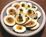 目玉焼きに青唐辛子入り魚醤醤油作り方9写真