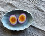 黒人参のゆで汁で作る煮卵作り方4写真