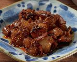 生ホルモンのサンラー炒め作り方4写真
