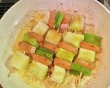 長ネギとソーセージの串焼き作り方3写真