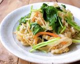 絶品！三つ葉と切干大根のサラダ／おひたし作り方4写真