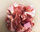 鶏もも肉の桜炒め作り方1写真