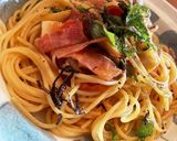 【お昼ご飯】トマトとベーコン和風塩パスタ作り方6写真