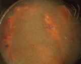 海老の頭の味噌汁作り方4写真