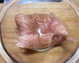 レンジで簡単！蒸し鶏と特製香味ネギダレ作り方2写真