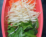 時短簡単☆千切り蒸し野菜のごま油和え作り方2写真
